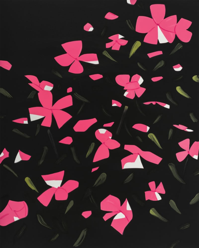 Alex Katz – White Impatiens, 2016 – Screen-print Alex Katz – White Impatiens, 2016 – Screen-print