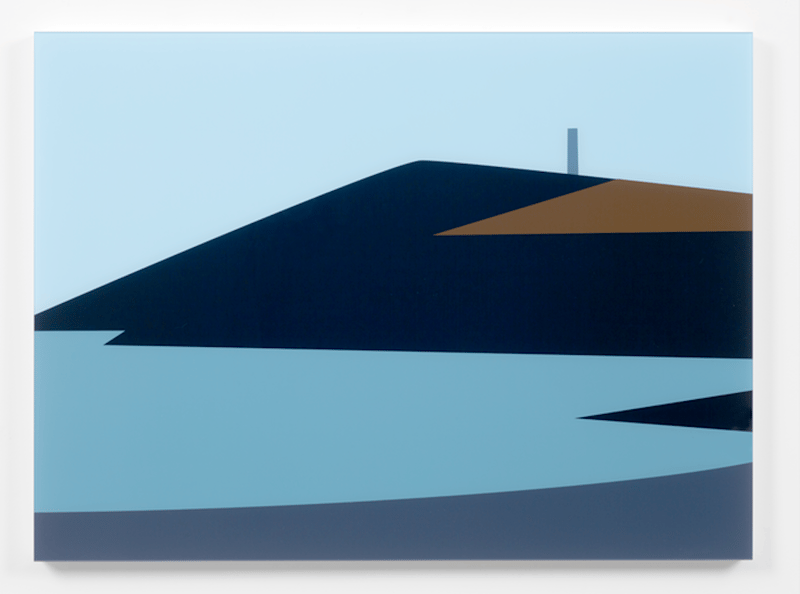 Julian Opie – Cornish Coast 2: Gribbin Head, 2017 – Mischtechnik