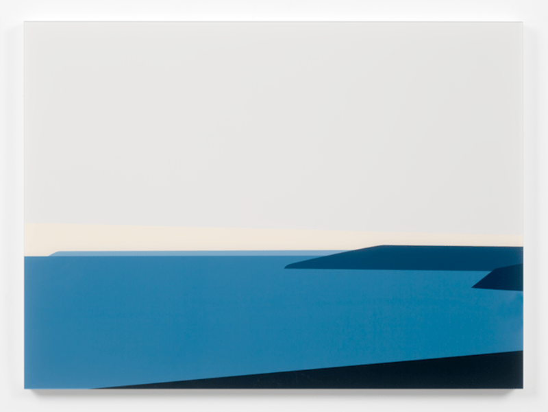 Julian Opie – Cornish Coast 2: Gribbin Peninsula, 2017 – Mixed média Julian Opie – Cornish Coast 2: Gribbin Peninsula, 2017 – Mixed média
