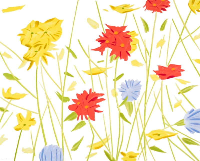 Alex Katz – Wildflowers, 2017 – Silkscreen Alex Katz – Wildflowers, 2017 – Silkscreen