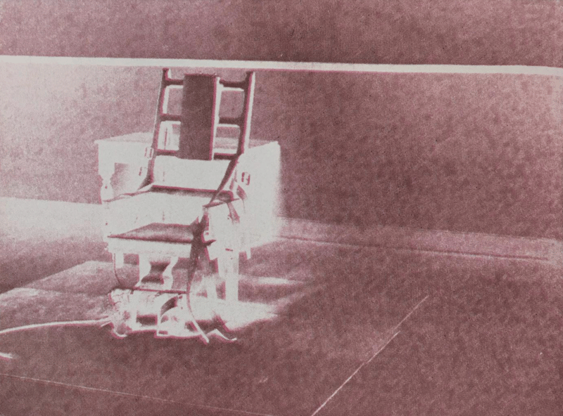 Andy Warhol – Electric Chair II.78, 1971 – Screen-print