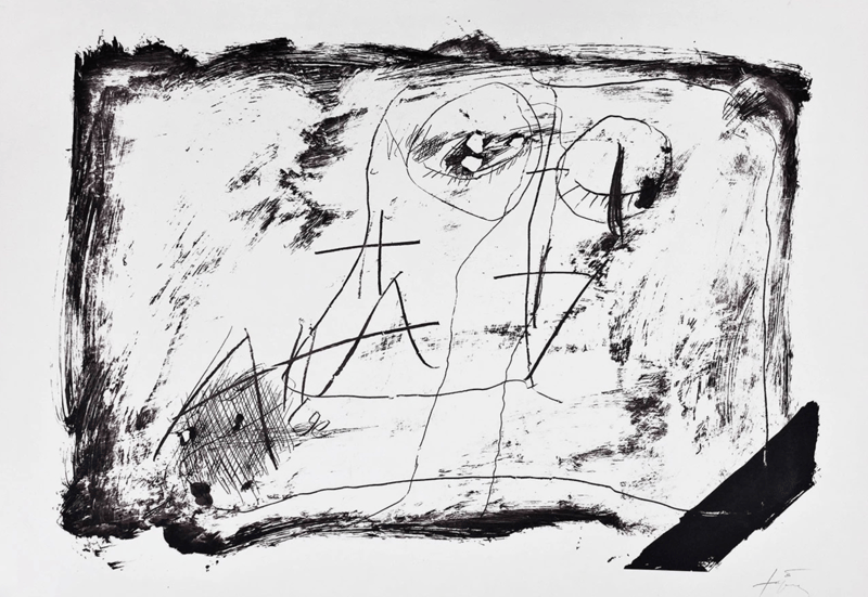 Antoni Tapies – Llambrec-11, 1975 – Lithographie