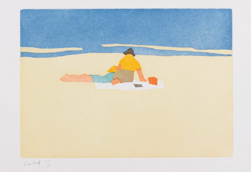 Alex Katz – Figures on beach, 2008 – Aquatint Alex Katz – Figures on beach, 2008 – Aquatint