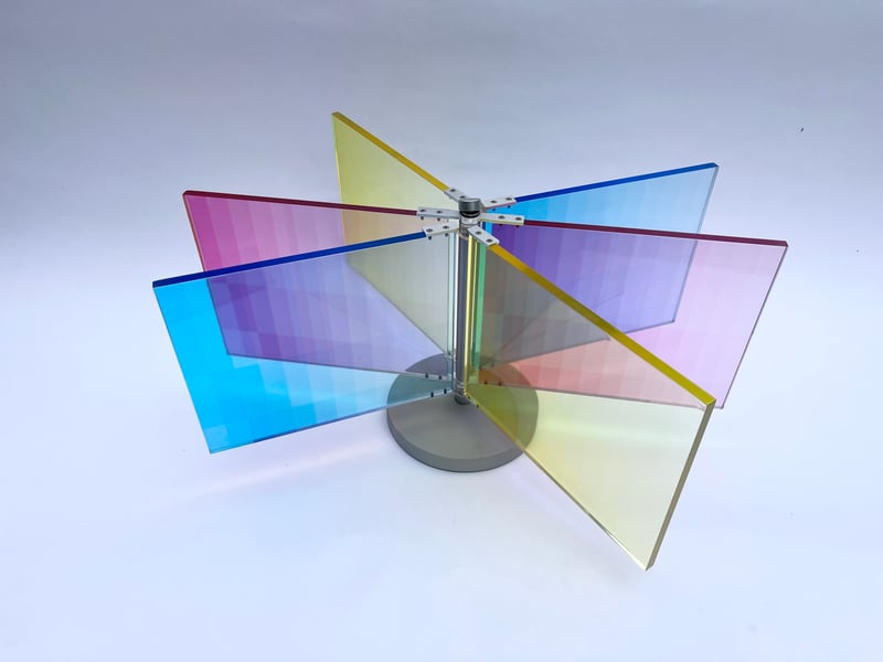 Felipe Pantone – Subtractive Variability Orbital, 2023 – Mixed Media