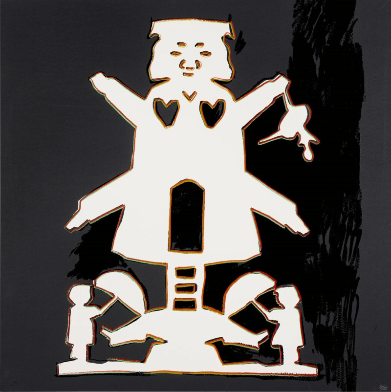 Andy Warhol – Hans Christian Andersen (Miller with two Ole Lukojes), 1987 – Screen-print