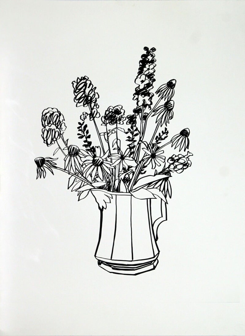 Tom Wesselmann – Country Bouquet for Tammy, 1989 – Screen-print Tom Wesselmann – Country Bouquet for Tammy, 1989 – Screen-print