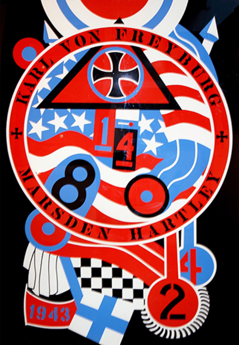 Robert Indiana – The Hartley Elegies: The Berlin Series - KvF 5, 1990 – Serigrafía Robert Indiana – The Hartley Elegies: The Berlin Series - KvF 5, 1990 – Serigrafía