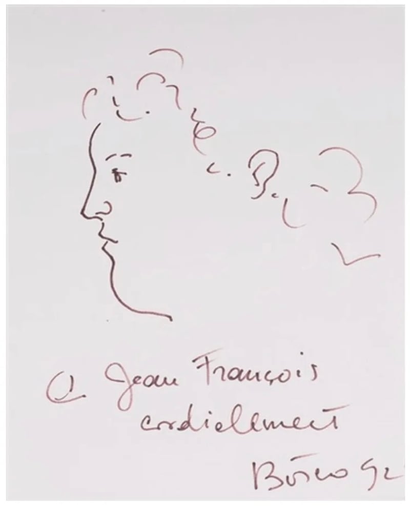 Fernando Botero – Profile de Jeune Homme, 1992 – Stift und Tinte Fernando Botero – Profile de Jeune Homme, 1992 – Stift und Tinte