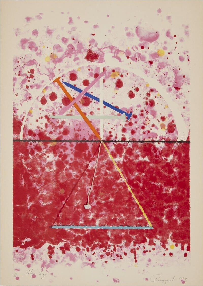 James Rosenquist – Universal Star Leg, 1974 – Collage
