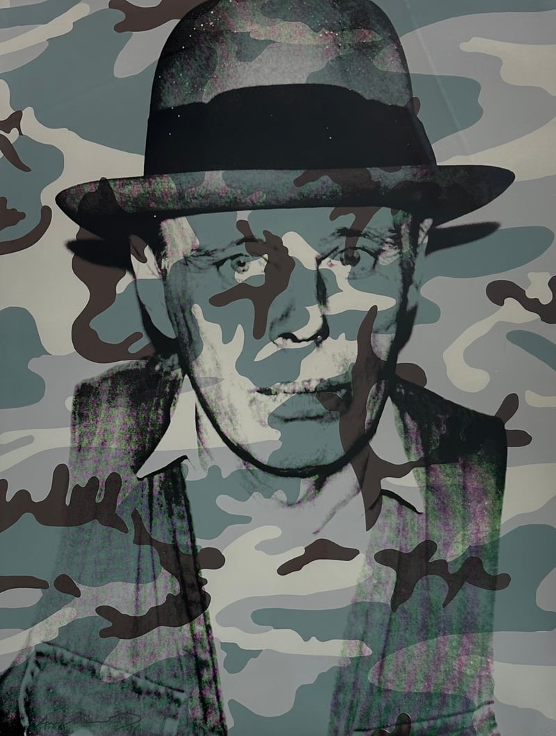 Andy Warhol – Joseph Beuys in Memoriam, 1986 – Screen-print