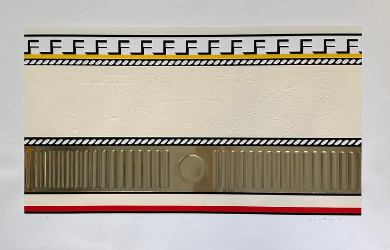 Roy Lichtenstein – Entablature I (138), 1976 – Collage Roy Lichtenstein – Entablature I (138), 1976 – Collage