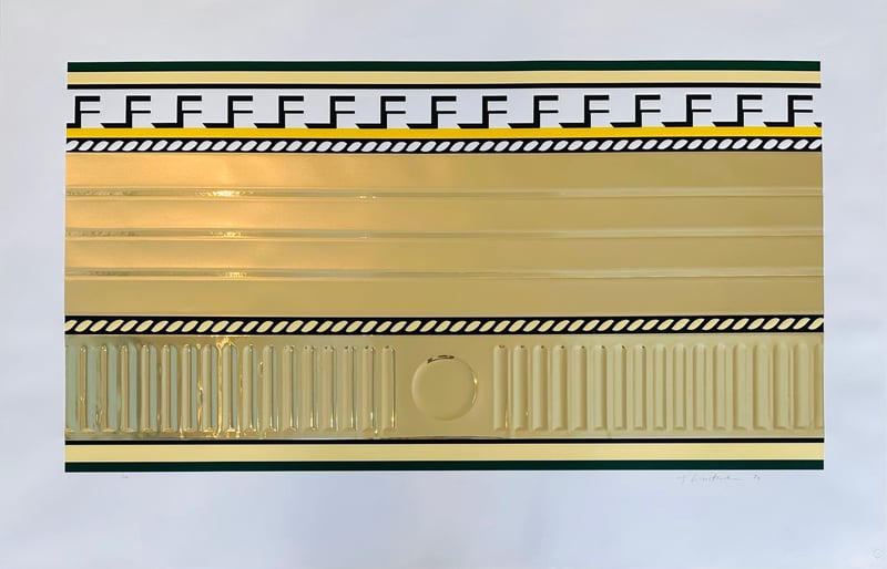 Roy Lichtenstein – Entablature III (140), 1976 – Collage Roy Lichtenstein – Entablature III (140), 1976 – Collage
