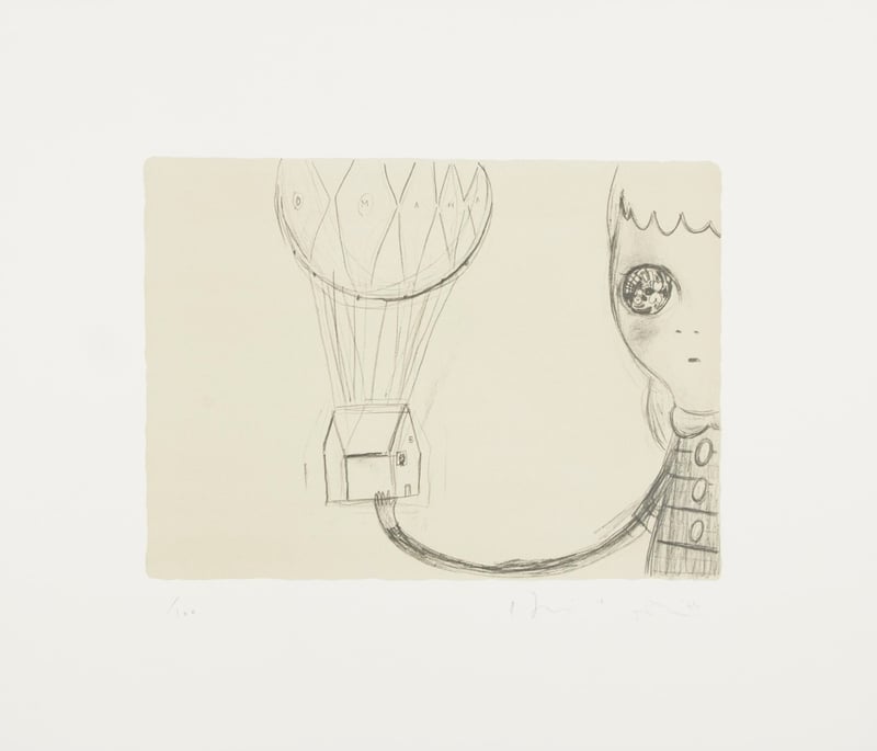 Yoshitomo Nara – Omaha, 2015 – Lithographie Yoshitomo Nara – Omaha, 2015 – Lithographie