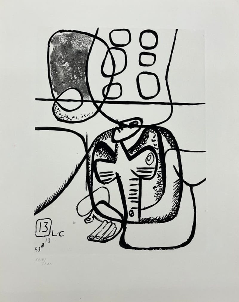 Le Corbusier – Unité 13, 1963-1965 – Etching and Aquatint
