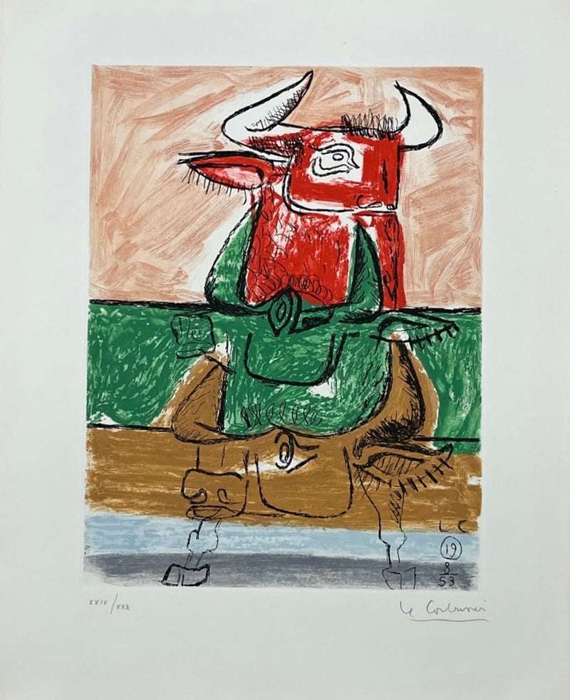 Le Corbusier – Unité 19, 1963-1965 – Etching and Aquatint