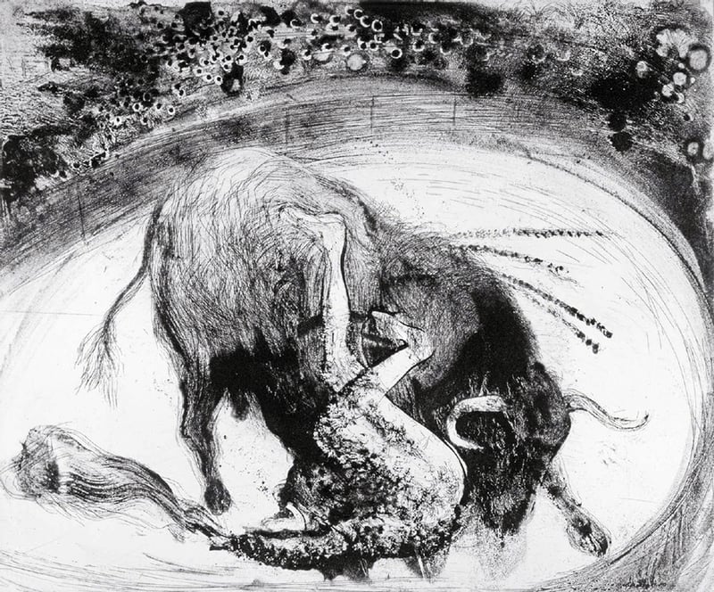 Miquel Barceló – Lanzarote 57, 2002 – Etching and Aquatint