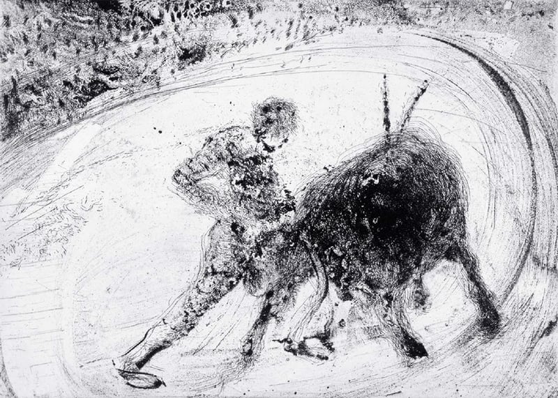 Miquel Barceló – Lanzarote 51, 2002 – Etching and Aquatint