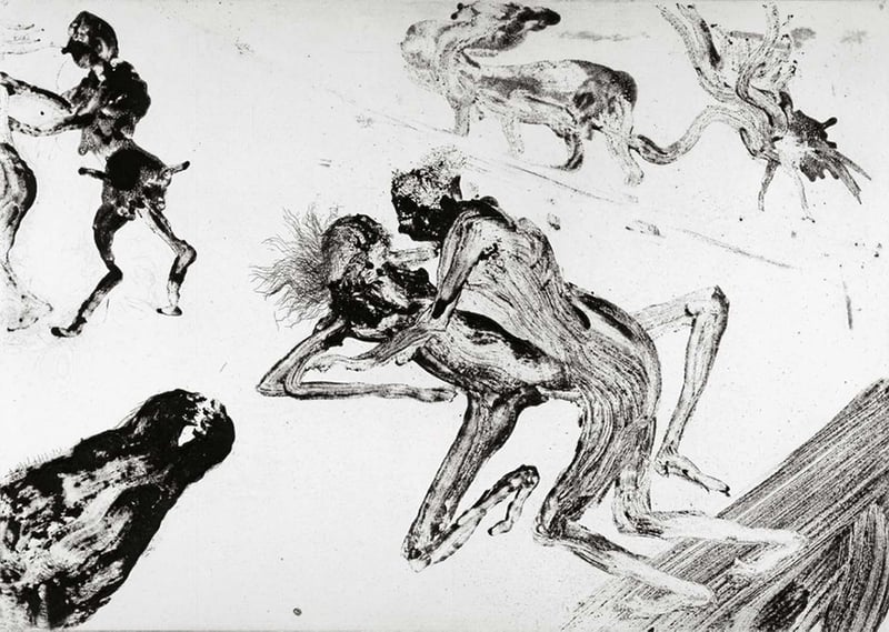 Miquel Barceló – Lanzarote 28, 2000 – Ets en Aquatint