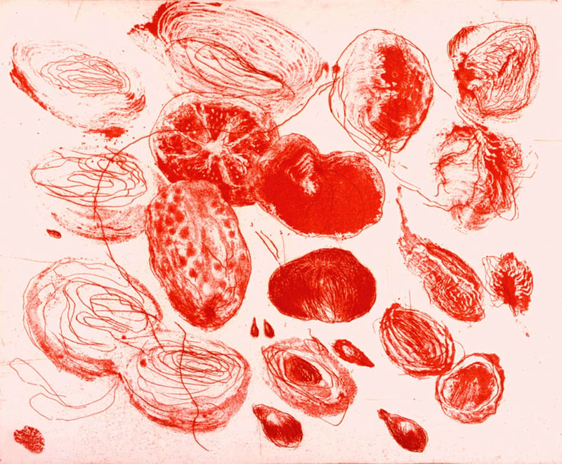 Miquel Barceló – Lanzarote 10, 1999 – Etching and Aquatint