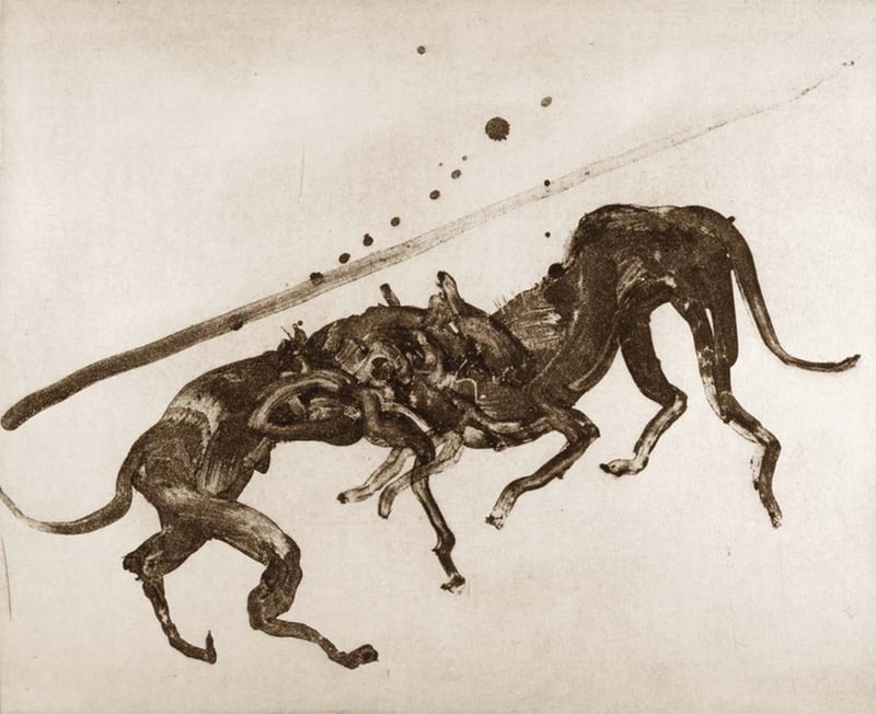 Miquel Barceló – Lanzarote 2, 1999 – Etching and Aquatint