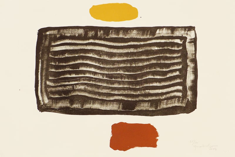 Joan Hernandez Pijuan – Colors per un paisatge, 2004 – Lithographie Joan Hernandez Pijuan – Colors per un paisatge, 2004 – Lithographie