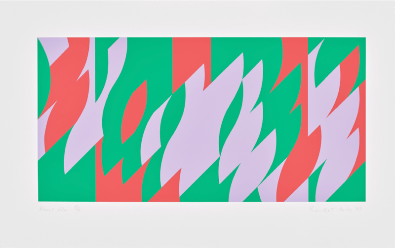 Bridget Riley – About Lilac, 2007 – Screen-print