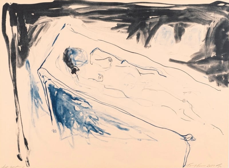 Tracey Emin – Just Waiting, 2022 – Lithograph