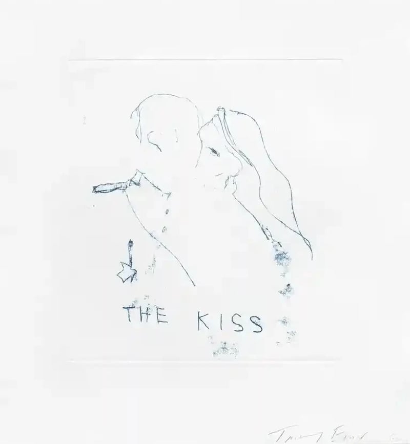 Tracey Emin – The Kiss, 2011 – Aguafuerte Tracey Emin – The Kiss, 2011 – Aguafuerte