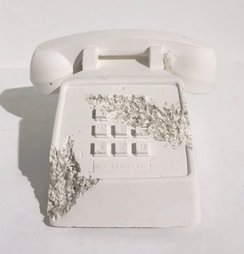 Daniel Arsham – Future Relic 05 - Telephone, 2016 – Mixed média