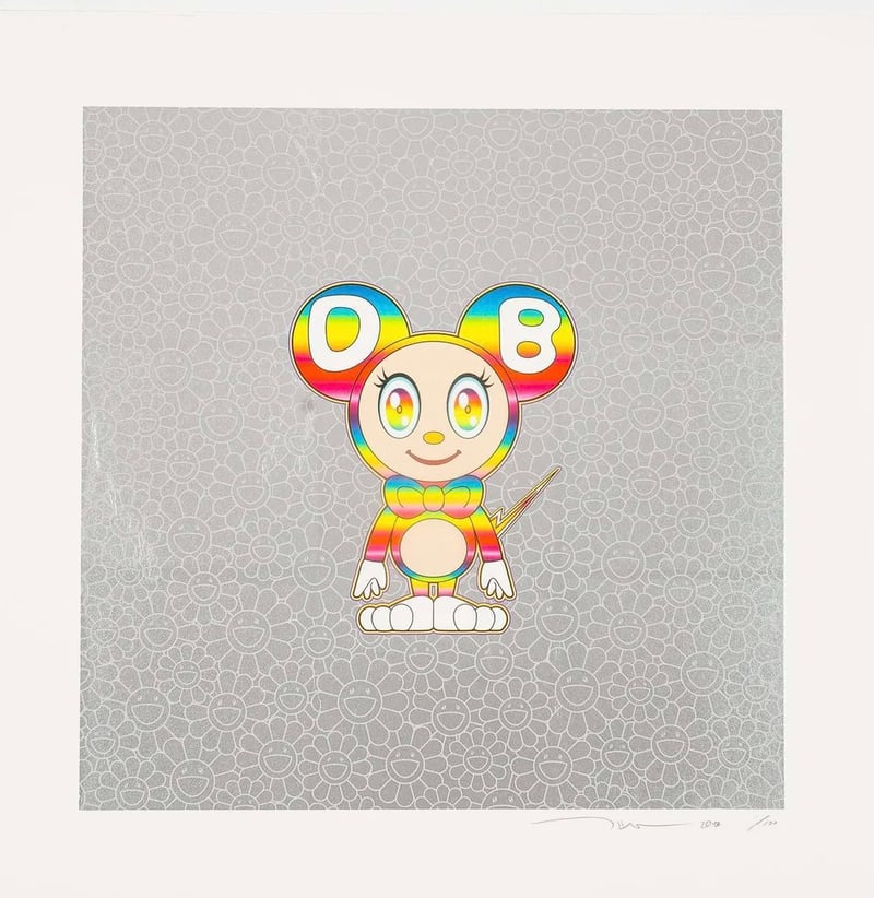 Takashi Murakami – DOB Rainbow, 2020 – Lithographie Takashi Murakami – DOB Rainbow, 2020 – Lithographie