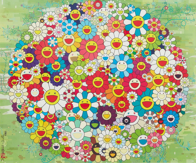 Takashi Murakami – Open Your Hands Wide, 2007-2010 – Litografía Takashi Murakami – Open Your Hands Wide, 2007-2010 – Litografía
