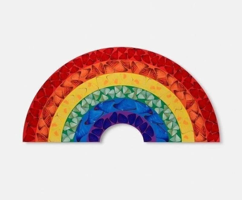 Damien Hirst – Rainbow - Small, 2020 – Impresiones giclée Damien Hirst – Rainbow - Small, 2020 – Impresiones giclée