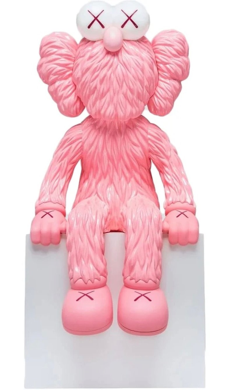 KAWS Bicycle OriginalFake トランプ レッド (ピンク) KAWS | Seeing Lamp - Pink (2020) | Alloy, LED & Mixed Media