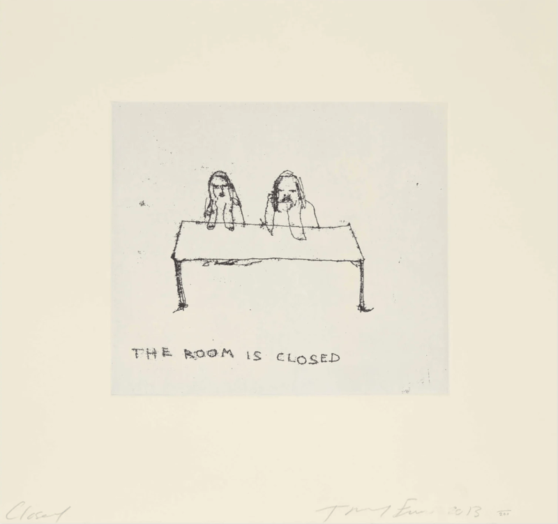Tracey Emin – Closed, 2013 – Ets Tracey Emin – Closed, 2013 – Ets