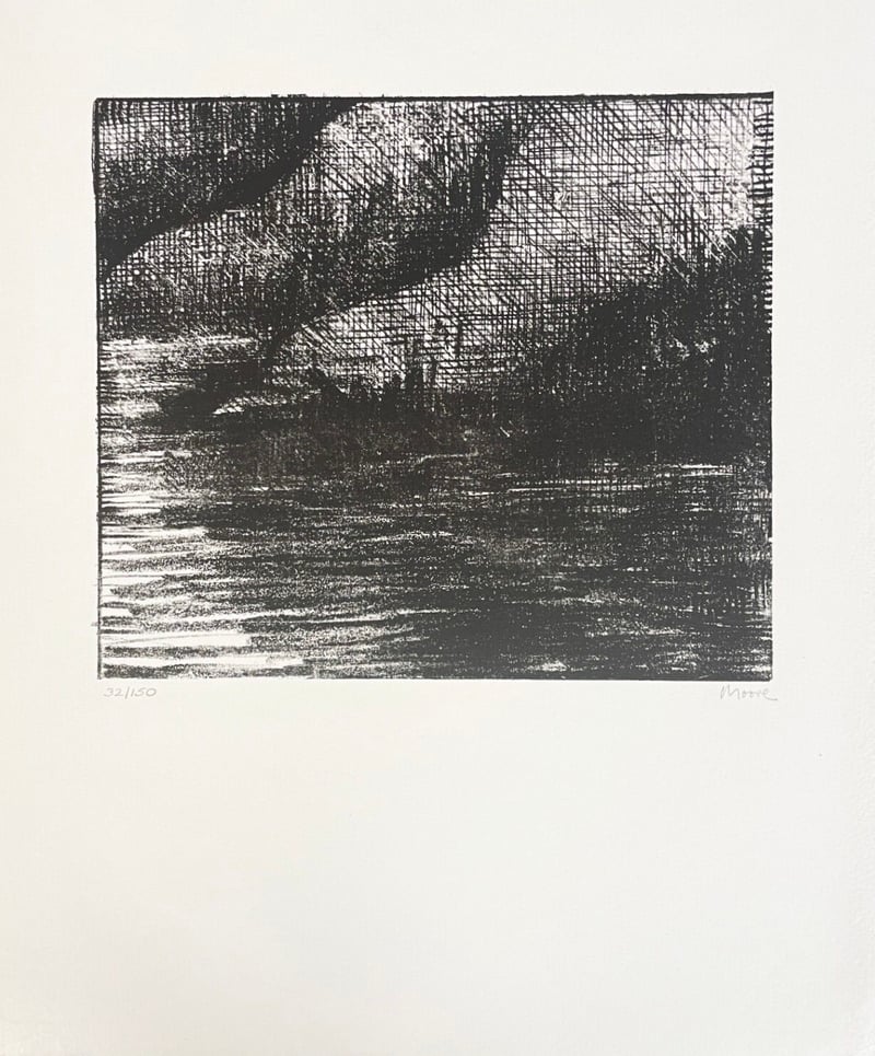 Henry Moore – Fjord, 1974 – Lithografie Henry Moore – Fjord, 1974 – Lithografie