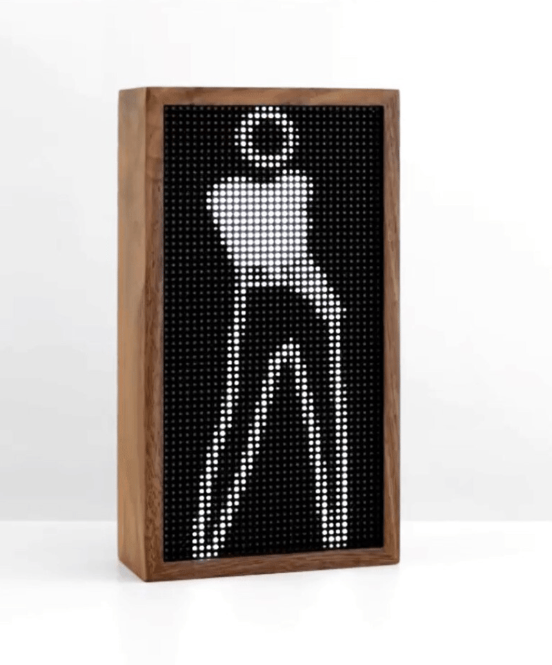 Julian Opie – Dancing figure 1, 2023 – Técnica mixta