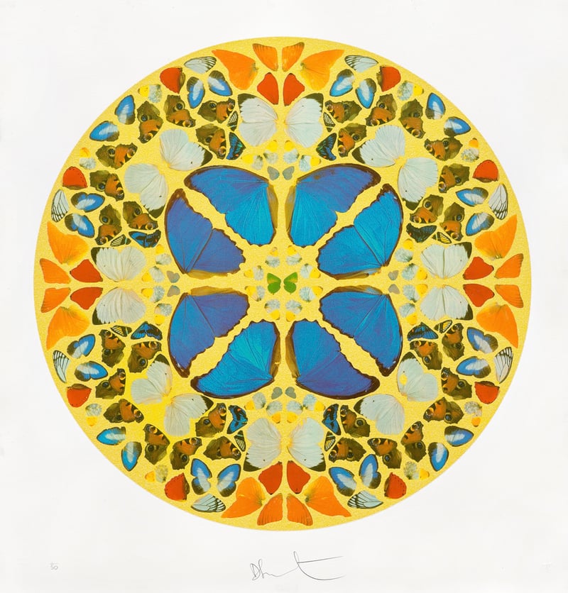 Damien Hirst – Psalm: Domine, Dominus noster, 2009 – Screen-print