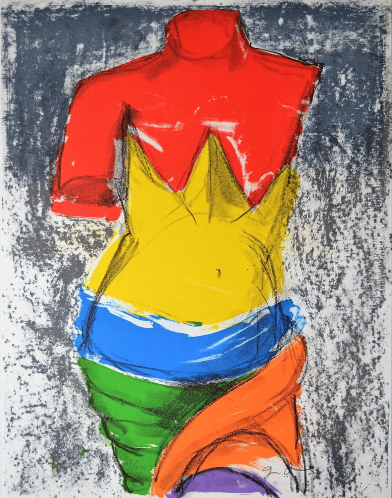 Jim Dine – The Bather, 2005 – Lithograph