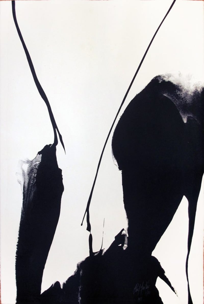 Paul Jenkins – Untitled (Black Strokes), 1971 – Lithographie Paul Jenkins – Untitled (Black Strokes), 1971 – Lithographie