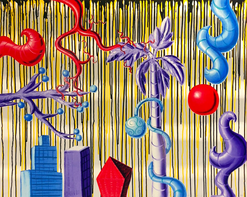 Kenny Scharf – Acid Rain, 1988 – Screen-print