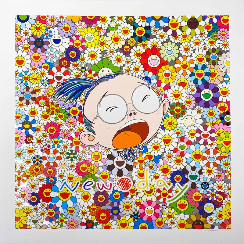 Takashi Murakami – New Day Self Portrait, 2011 – Silkscreen Takashi Murakami – New Day Self Portrait, 2011 – Silkscreen