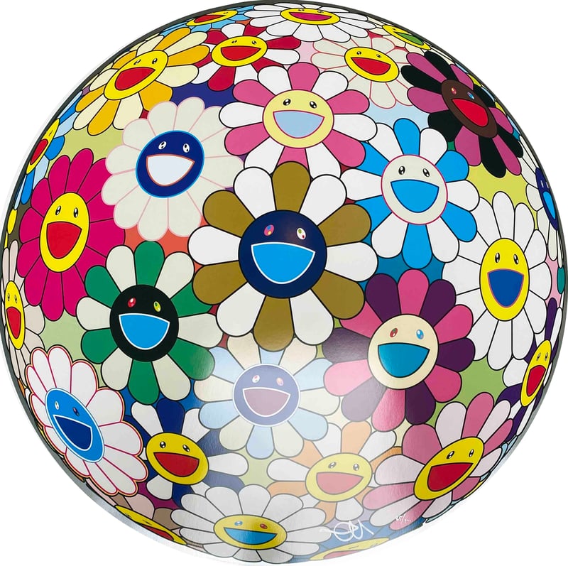 Takashi Murakami – Flower Ball (3-D) Autumn 2004, 2013 – Offset Print Takashi Murakami – Flower Ball (3-D) Autumn 2004, 2013 – Offset Print