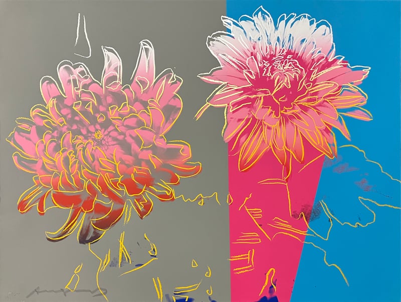 Andy Warhol – Kiku, II.308, 1983 – Screen-print Andy Warhol – Kiku, II.308, 1983 – Screen-print