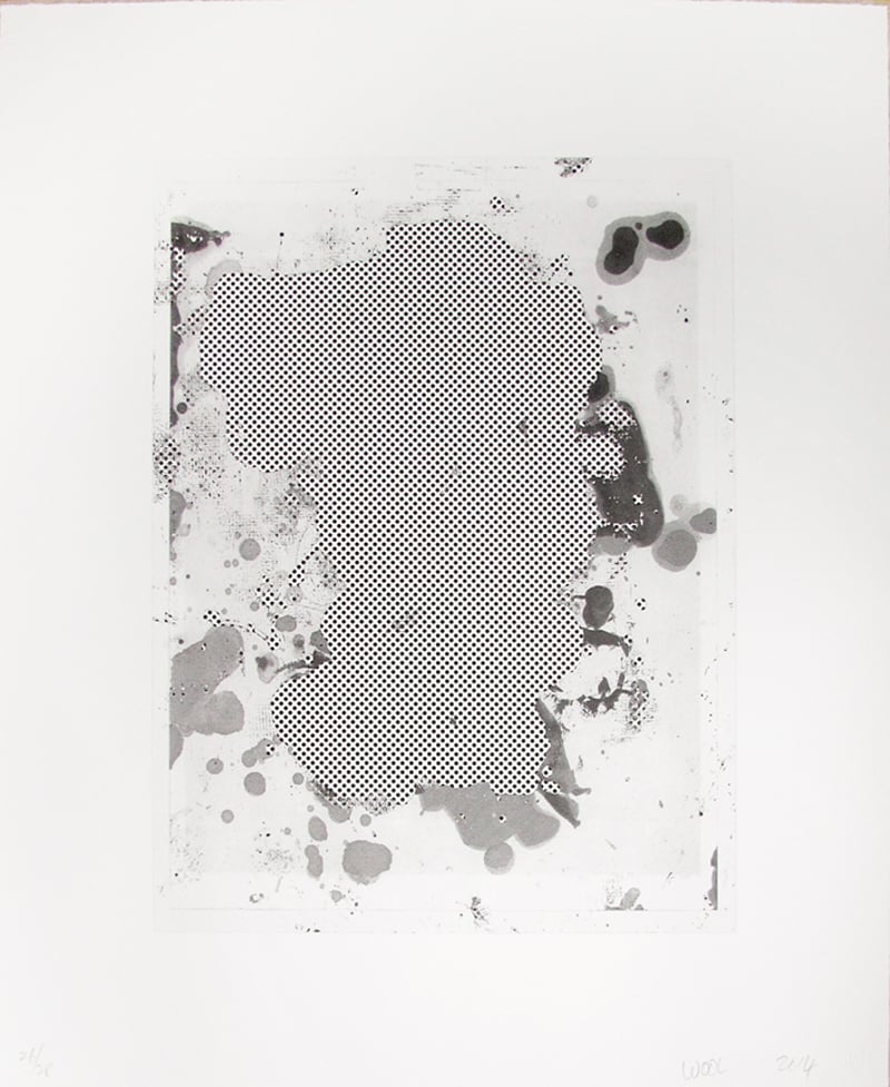 Christopher Wool – Portraits (B&W) 6, 2014 – Lithographie