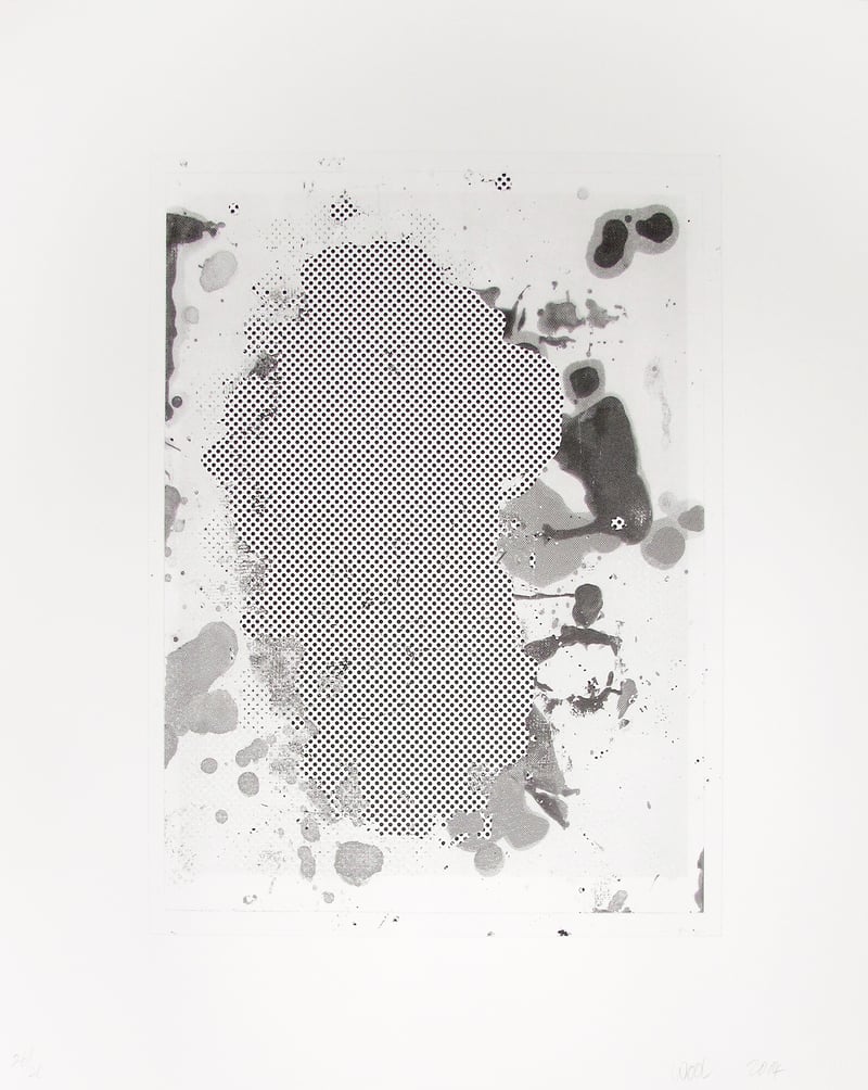 Christopher Wool – Portraits (B&W) 5, 2014 – Lithografie
