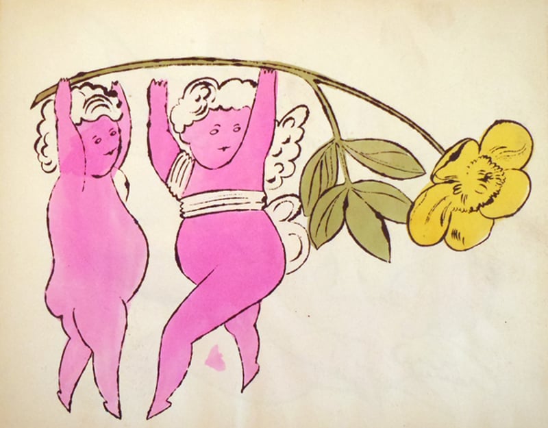 Andy Warhol – In The Bottom of my Garden IV.89A, CA. 1956 – Lithografie