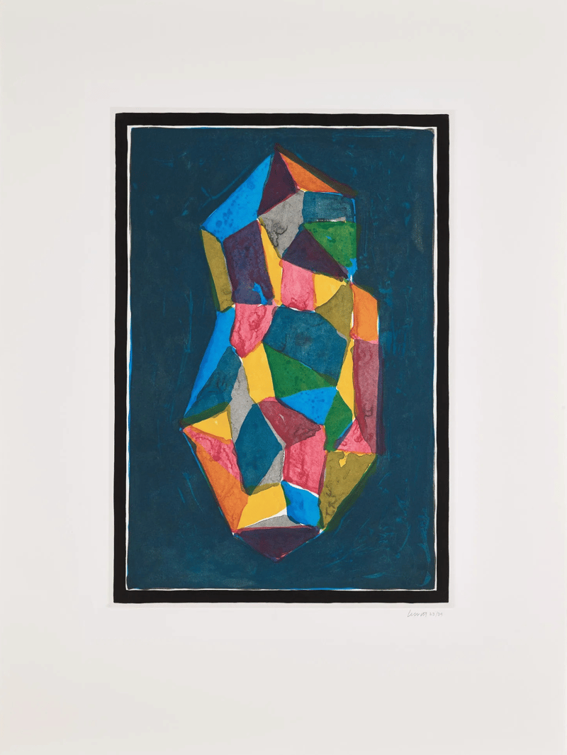 Sol LeWitt – Plate #5 (from Complex Forms), 1989 – Etching and Aquatint