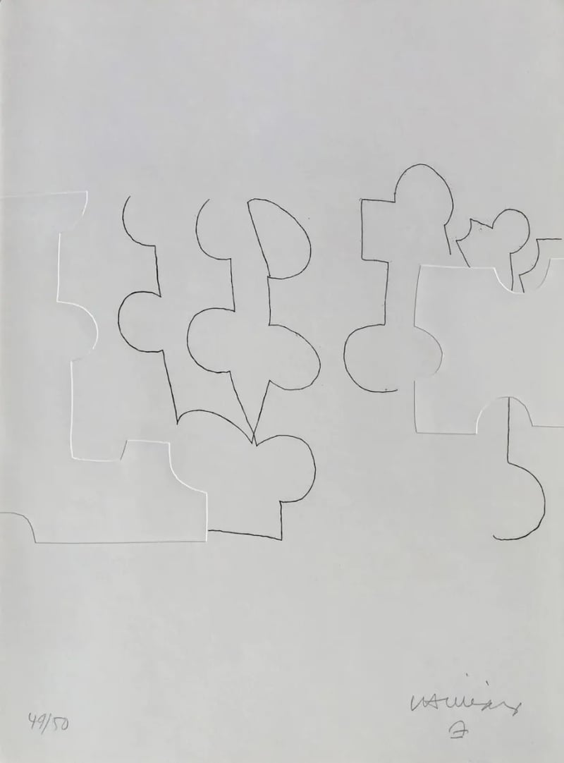 Eduardo Chillida – Cioran XXIX, 1983 – Gravure Eduardo Chillida – Cioran XXIX, 1983 – Gravure