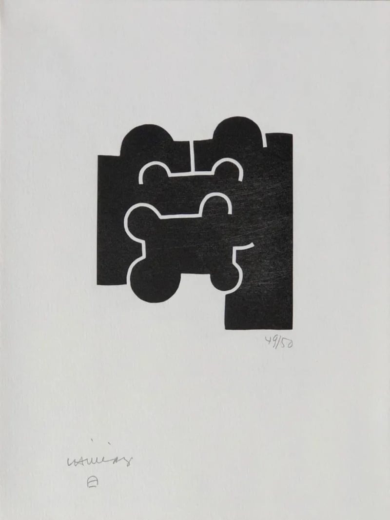 Eduardo Chillida – Cioran XXV, 1983 – Xylographie