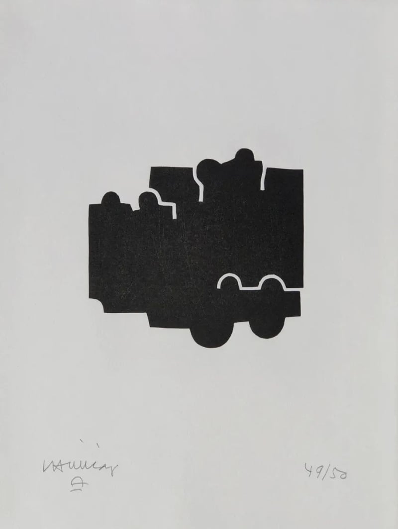 Eduardo Chillida – Cioran XXVI, 1983 – Xylographie